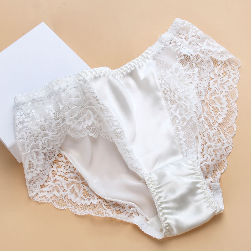 Sexy Lace Pure Silk Panties Women Underwear Briefs True Silk For Ladies Transparent Lingerie XXL High Quality, Color will be send by random
Sexy Lace Pure Silk Panties Women Underwear Briefs True Silk For Ladies Transparent Lingerie XXL High Quality, Color will be send by random