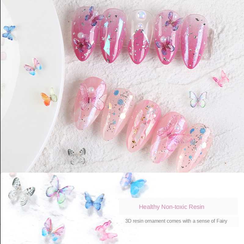 2 Pcs/bag 3D Butterfly Nail Art Decorations Handmade Colorful Mini Butterfly Jewelry Acrylic UV Gel DIY Nails Accessoires 2020
2 Pcs/bag 3D Butterfly Nail Art Decorations Handmade Colorful Mini Butterfly Jewelry Acrylic UV Gel DIY Nails Accessoires 2020