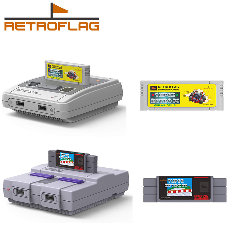 Retroflag SUPERPi CASE-J/CASE-U snes game cartridge with coolling fan+heatsink for Raspberry Pi 3B Plus (3B+)/3B
Retroflag SUPERPi CASE-J/CASE-U snes game cartridge with coolling fan+heatsink for Raspberry Pi 3B Plus (3B+)/3B