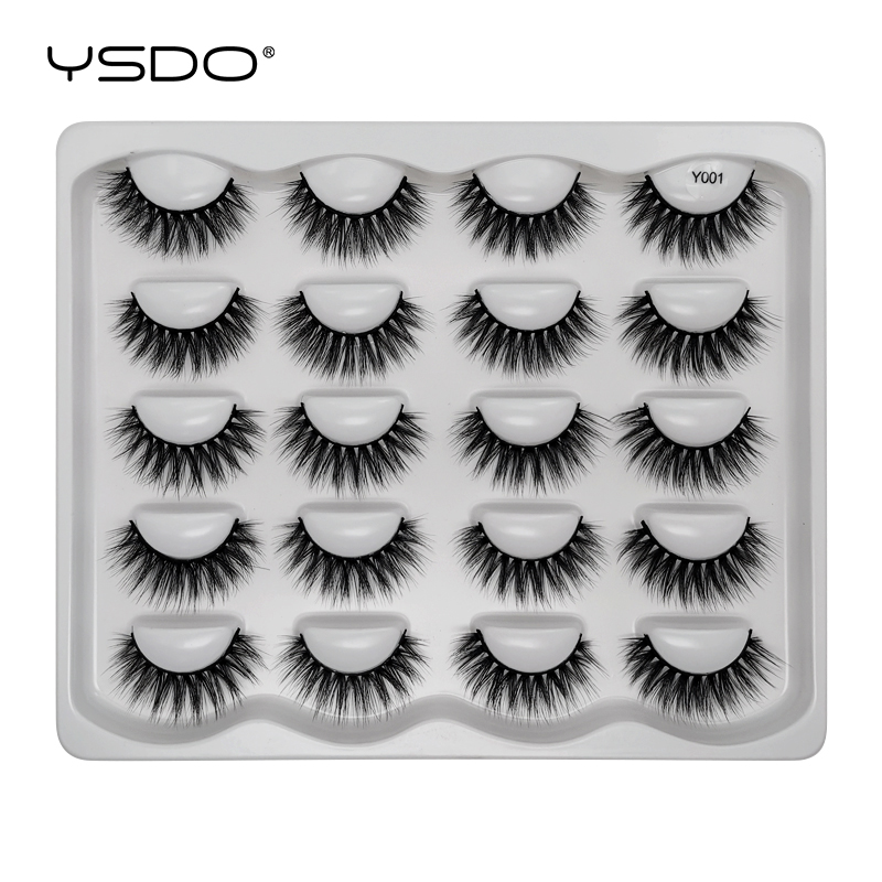YSDO 10 Pairs 3D Mink Eyelashes Natural Long Mink Lashes Makeup Dramatic Volume Eyelashes Extension Thick False Cilios
YSDO 10 Pairs 3D Mink Eyelashes Natural Long Mink Lashes Makeup Dramatic Volume Eyelashes Extension Thick False Cilios