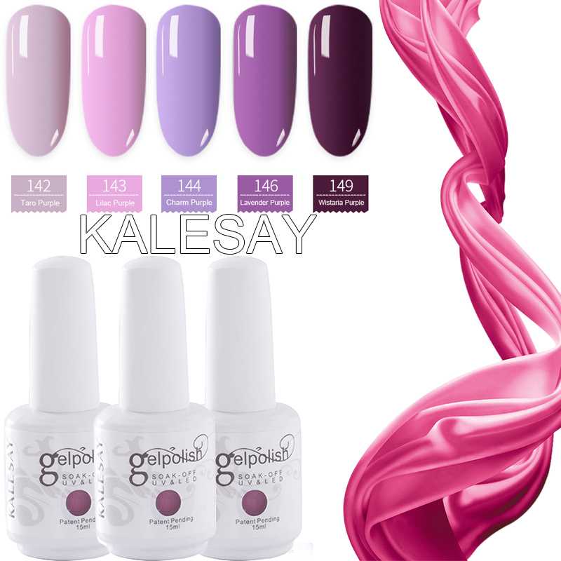 Pink Purple Colors Gel Nail Polish Primer Design of Nails Art For Manicure Gel Lacquer Varnishes Nail Polish 15ml Top Coat, 301
Pink Purple Colors Gel Nail Polish Primer Design of Nails Art For Manicure Gel Lacquer Varnishes Nail Polish 15ml Top Coat, 301