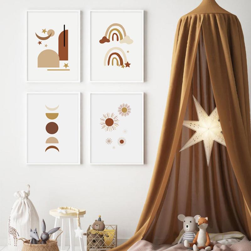 Geometry Moon Star Boho Style Canvas Painting Abstract Rainbow Nursey Wall Art Poster Print Picture Kids Room Decor NO FRAME
Geometry Moon Star Boho Style Canvas Painting Abstract Rainbow Nursey Wall Art Poster Print Picture Kids Room Decor NO FRAME
