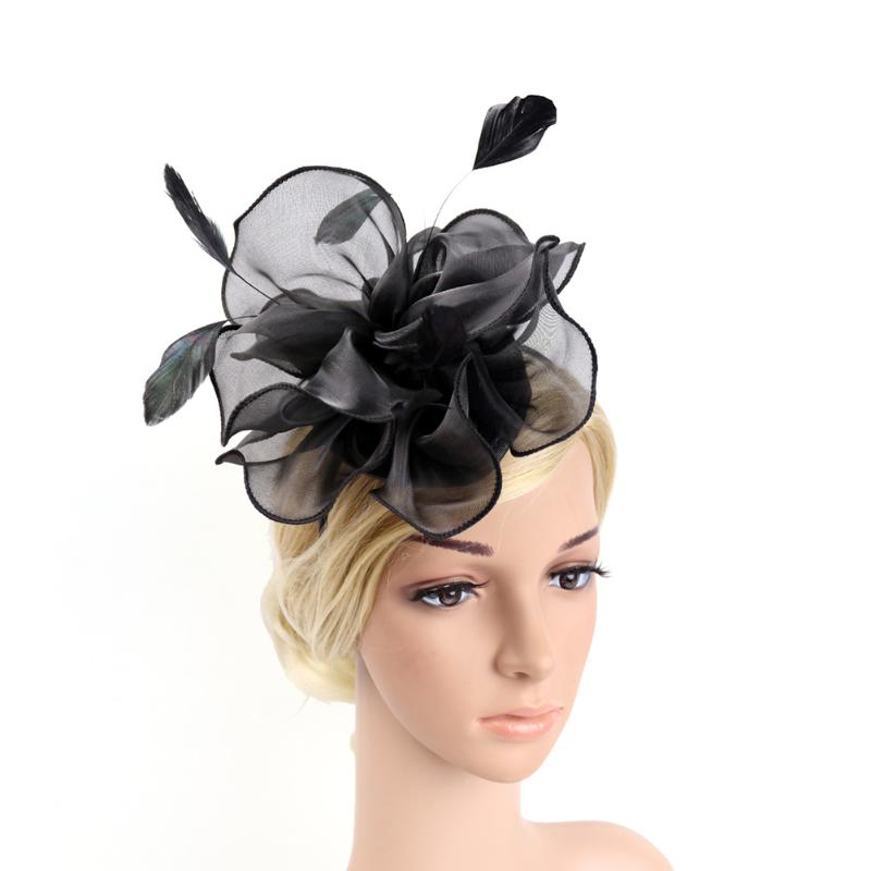 Women Church Hat Bridal Fashion Fascinator Cocktail Wedding Headband Elegant Hair Clip Headdress Accessories Organza Flower
Women Church Hat Bridal Fashion Fascinator Cocktail Wedding Headband Elegant Hair Clip Headdress Accessories Organza Flower
