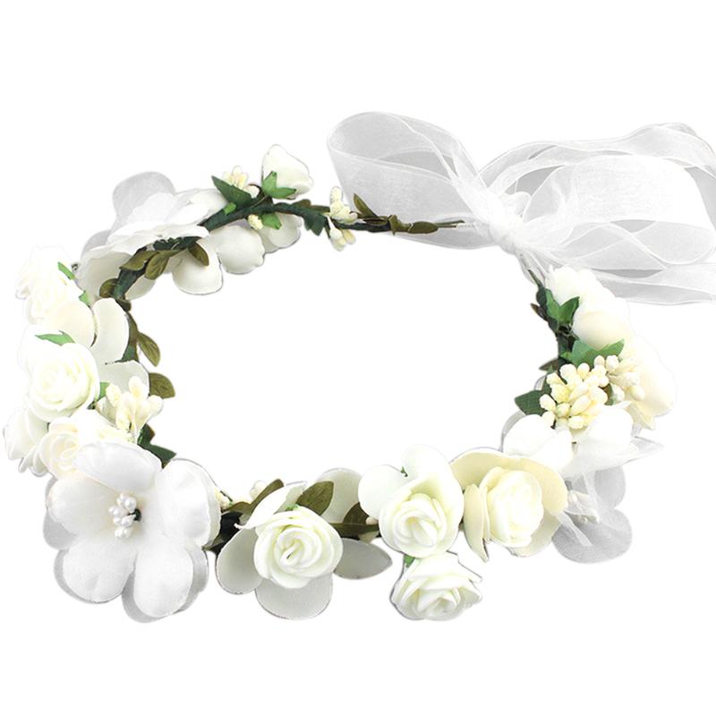 Women Ribbon Fashion Floral Wreath Hair Band Styling Summer Banquet Bridal Wedding Headpiece Accessories Beach Party Girls
Women Ribbon Fashion Floral Wreath Hair Band Styling Summer Banquet Bridal Wedding Headpiece Accessories Beach Party Girls