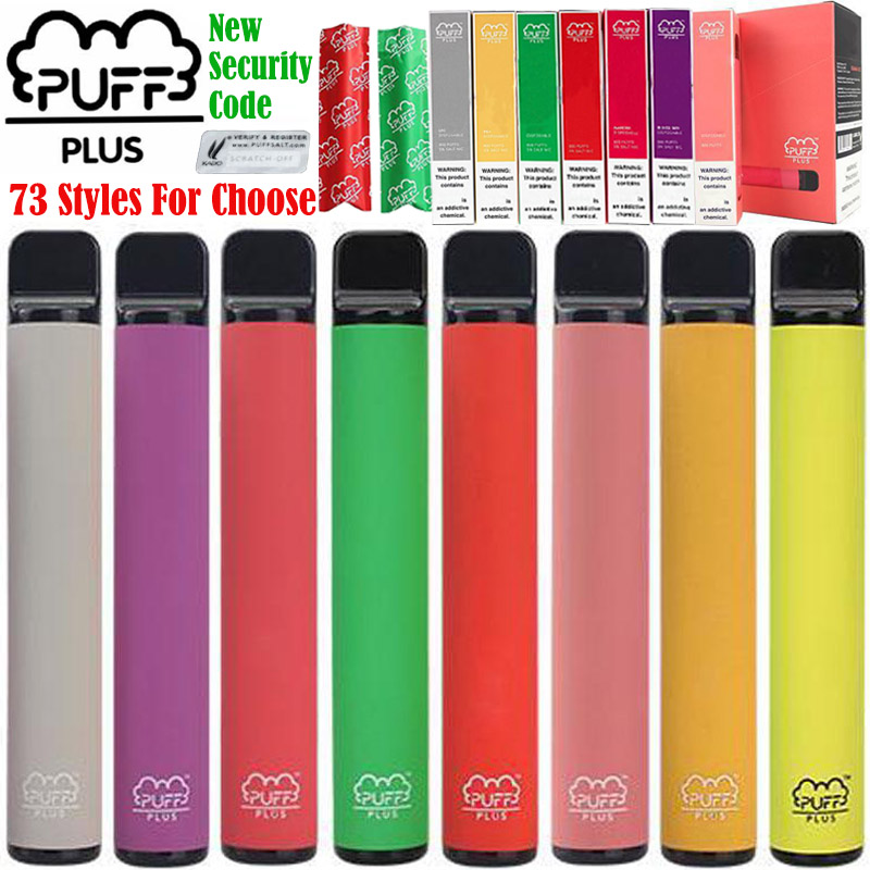 Wholesale 73 Colors Puff Plus Disposable Vape Pen Puff Bar Plus 3.2mL Pre-Filled Pods Stick Style Portable E-cigarettes Factory Supply
Wholesale 73 Colors Puff Plus Disposable Vape Pen Puff Bar Plus 3.2mL Pre-Filled Pods Stick Style Portable E-cigarettes Factory Supply