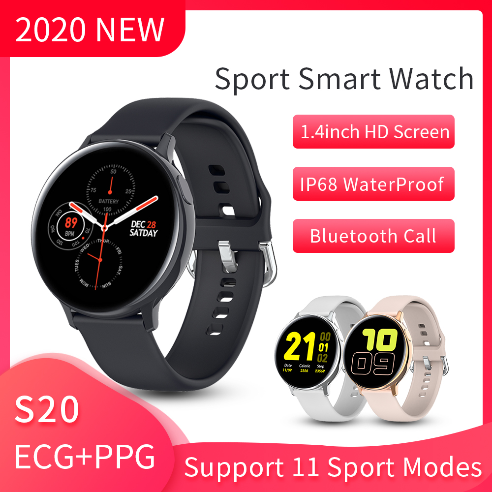 S20 Smart Watches 2020 Blood Oxygen Monitor ECG PPG Cycling Hiking Fitness Kit SMS Message Reminder Android IOS Smartwatch Ip68 Waterproof Sports Watch For Men
S20 Smart Watches 2020 Blood Oxygen Monitor ECG PPG Cycling Hiking Fitness Kit SMS Message Reminder Android IOS Smartwatch Ip68 Waterproof Sports Watch For Men