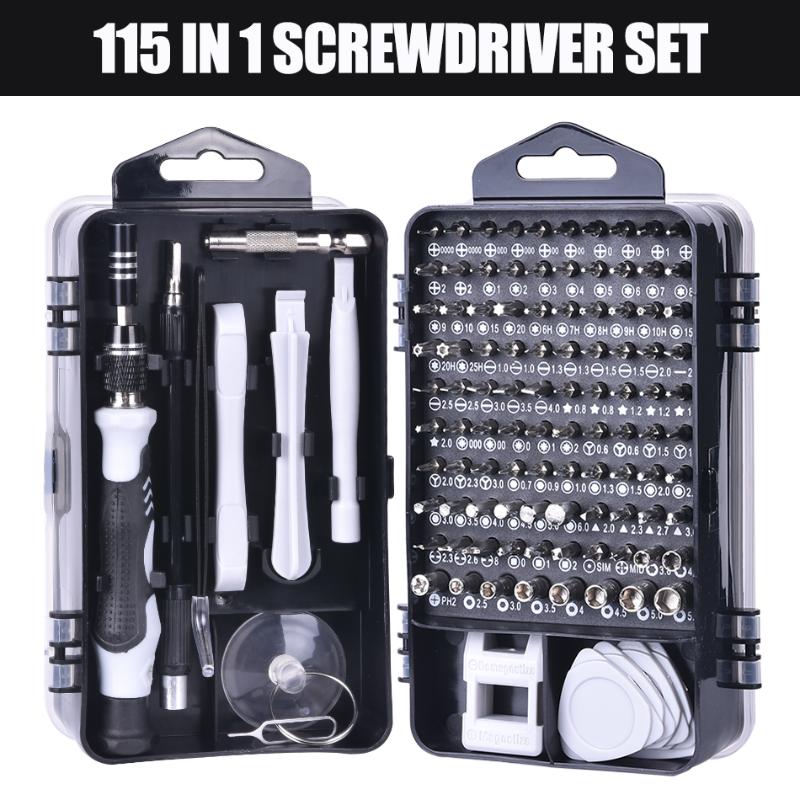 115 in 1 Screwdriver Set of Screw Driver Bit Set Multi-function Precision Mobile Phone Repair Device Hand Tools Screwdriver
115 in 1 Screwdriver Set of Screw Driver Bit Set Multi-function Precision Mobile Phone Repair Device Hand Tools Screwdriver