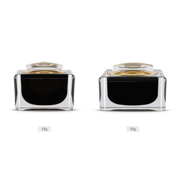 2020 New 100pcs 15g 30g black Acrylic Cream Jar Empty Cosmetic Bottle Container Jar Square cream Bottle
2020 New 100pcs 15g 30g black Acrylic Cream Jar Empty Cosmetic Bottle Container Jar Square cream Bottle