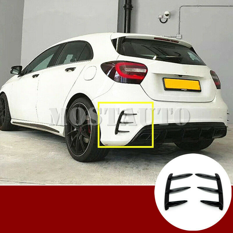 For Benz A Class W176 A45 AMG Rear Bumper Spoiler Air Vent Cover Trim 2016-2018, Black
For Benz A Class W176 A45 AMG Rear Bumper Spoiler Air Vent Cover Trim 2016-2018, Black