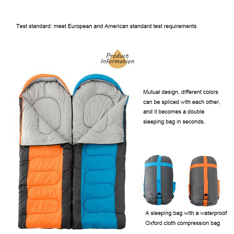 Camping Sleeping Bag With Cap , Lightweight 3 Season Warm & Cold Envelope Backpacking Sleeping Bag For Outdoor Traveling Hiking
Camping Sleeping Bag With Cap , Lightweight 3 Season Warm & Cold Envelope Backpacking Sleeping Bag For Outdoor Traveling Hiking