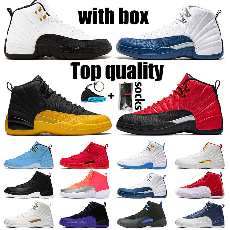 WITH BOX Basketball Shoes 12 12s Basketball Shoes for Mens Womens Stone Blue Flu Game FIBA University Gold Bulls Sneakers Trainers, # stone blue 40-47
WITH BOX Basketball Shoes 12 12s Basketball Shoes for Mens Womens Stone Blue Flu Game FIBA University Gold Bulls Sneakers Trainers, # stone blue 40-47
