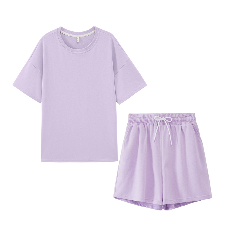 summer tracksuits womens two peices set leisure outfits cotton oversized t-shirts high waist shorts candy color clothing, Purple
summer tracksuits womens two peices set leisure outfits cotton oversized t-shirts high waist shorts candy color clothing, Purple