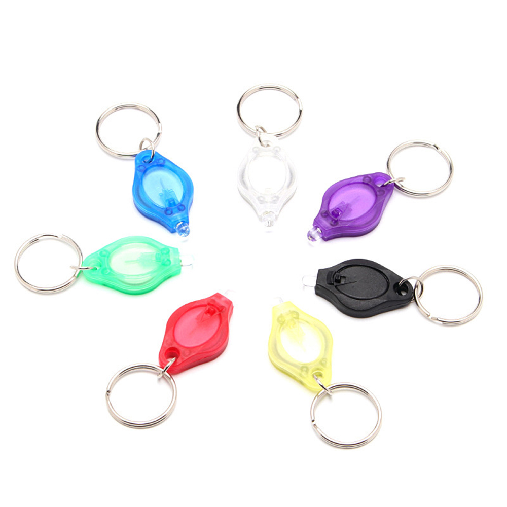 Mini LED Keychain Flashlight Novelty Lighting Torch Finger Lamp White Lights UV Light LED Bulbs for Dark Areas Camping Hunting Hiking