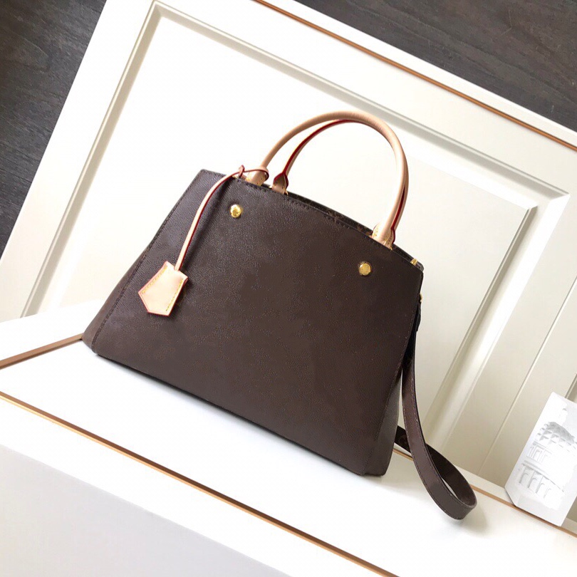 MONTAIGNE Chic Functional Women Handbag Interior Compartment Pocket Ideal Office to Off-duty Tote Use Removable Strap for Shoulder Carry, Brown with dust bag
MONTAIGNE Chic Functional Women Handbag Interior Compartment Pocket Ideal Office to Off-duty Tote Use Removable Strap for Shoulder Carry, Brown with dust bag