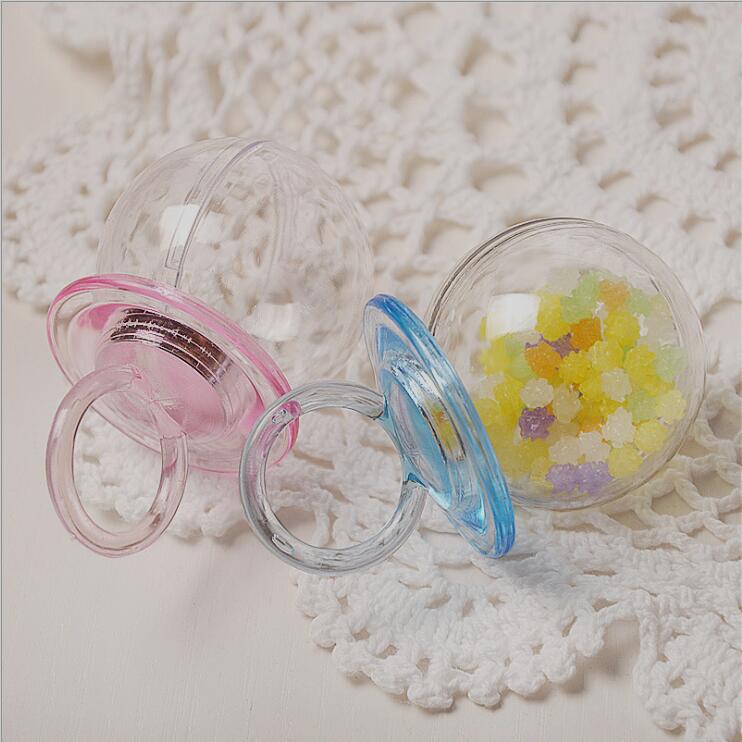 grade PS Pacifier transparent plastic candy box 12pcs Baby full moon creative candy box Baby birthday Party favors Supplies
grade PS Pacifier transparent plastic candy box 12pcs Baby full moon creative candy box Baby birthday Party favors Supplies