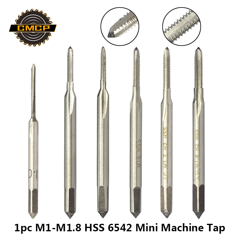 1pc HSS 6542 Metric Thread Tap M1 M1.2 M1.4 M1.6 M1.7 M1.8 Mini Tap Drill Bit Straight Flute Machine Screw
1pc HSS 6542 Metric Thread Tap M1 M1.2 M1.4 M1.6 M1.7 M1.8 Mini Tap Drill Bit Straight Flute Machine Screw
