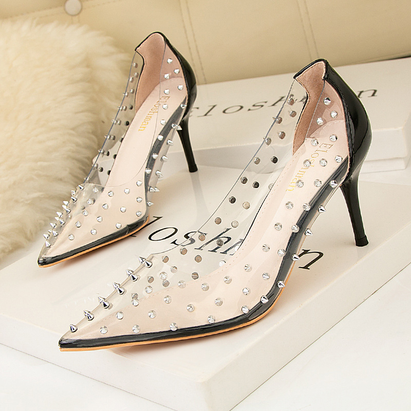 2020 spring pumps women Pointed rivets high heels shoes for women transparent fashion female thin stilettos party ladyes, Silver
2020 spring pumps women Pointed rivets high heels shoes for women transparent fashion female thin stilettos party ladyes, Silver