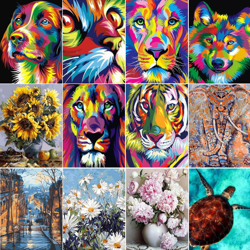 Painting By Numbers Animals 50x40cm Pictures Oil Painting Numbers Picture Set Gift Coloring By Numbers Canvas Wall Set
Painting By Numbers Animals 50x40cm Pictures Oil Painting Numbers Picture Set Gift Coloring By Numbers Canvas Wall Set