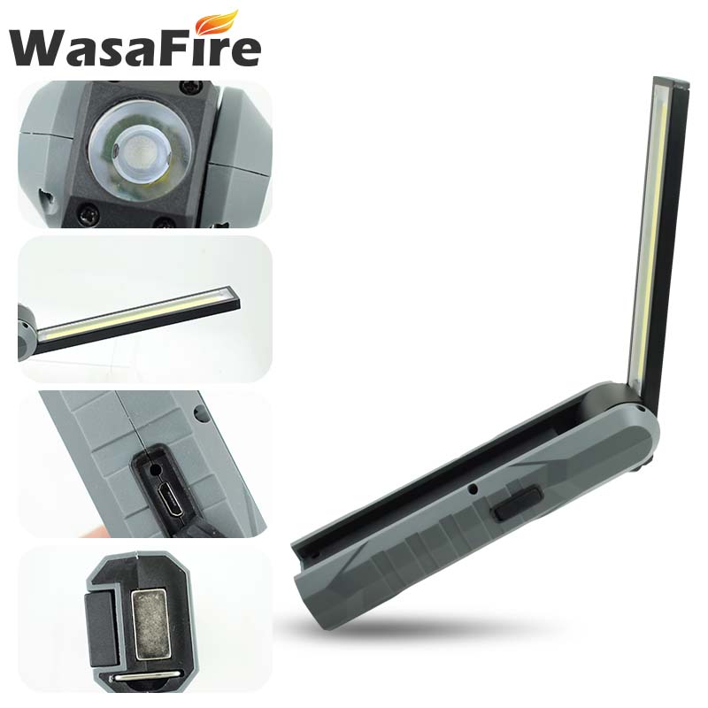 Magnetic Rechargeable COB Work Light Portable Led Flexible Inspection Lamp Emergency Lamp for Outdoor Camping
Magnetic Rechargeable COB Work Light Portable Led Flexible Inspection Lamp Emergency Lamp for Outdoor Camping