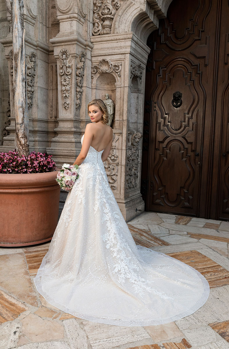 Kitty Chen Dresses Lace Appliqued Bridal Gowns Custom Made Sexy Sweetheart Modern A e Wedding Dress Vestidos De Novia