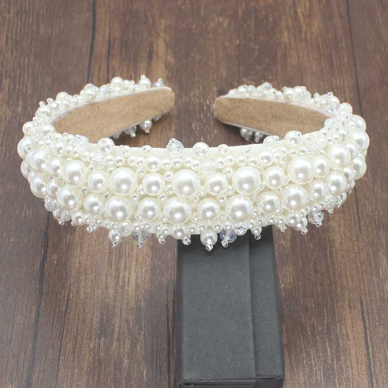 New White Luxury Handmade Shining Full Small Pearl Crystal Beaded Flower Catwalk Headband For Women Temperament Hair Accessories
New White Luxury Handmade Shining Full Small Pearl Crystal Beaded Flower Catwalk Headband For Women Temperament Hair Accessories