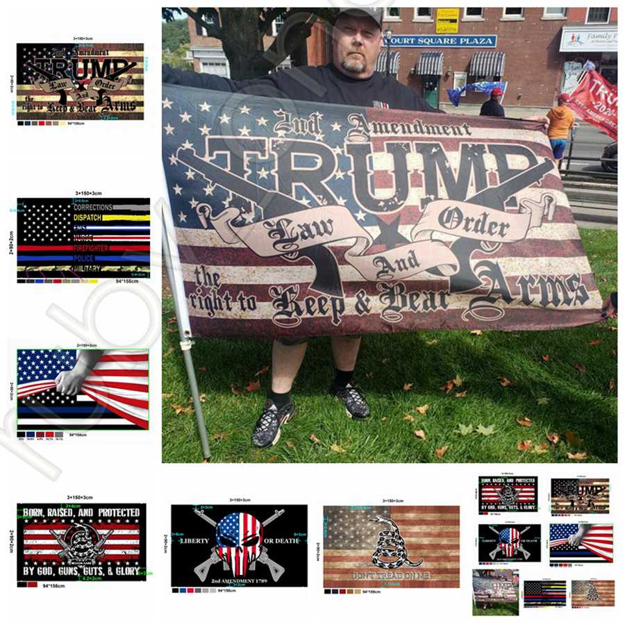 New Styles America Flags Amendment 90*150cm Police 2nd RRA3634 Trump Flag Shipping Banner USA Gadsden Flag Election DHL Presidential US Vwsl
New Styles America Flags Amendment 90*150cm Police 2nd RRA3634 Trump Flag Shipping Banner USA Gadsden Flag Election DHL Presidential US Vwsl