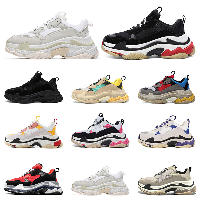 Hot triple s men women fashion casual shoes vintage sneakers black white grey purple pink mens tennis trainers jogging walking size 36-45, Color#10
Hot triple s men women fashion casual shoes vintage sneakers black white grey purple pink mens tennis trainers jogging walking size 36-45, Color#10