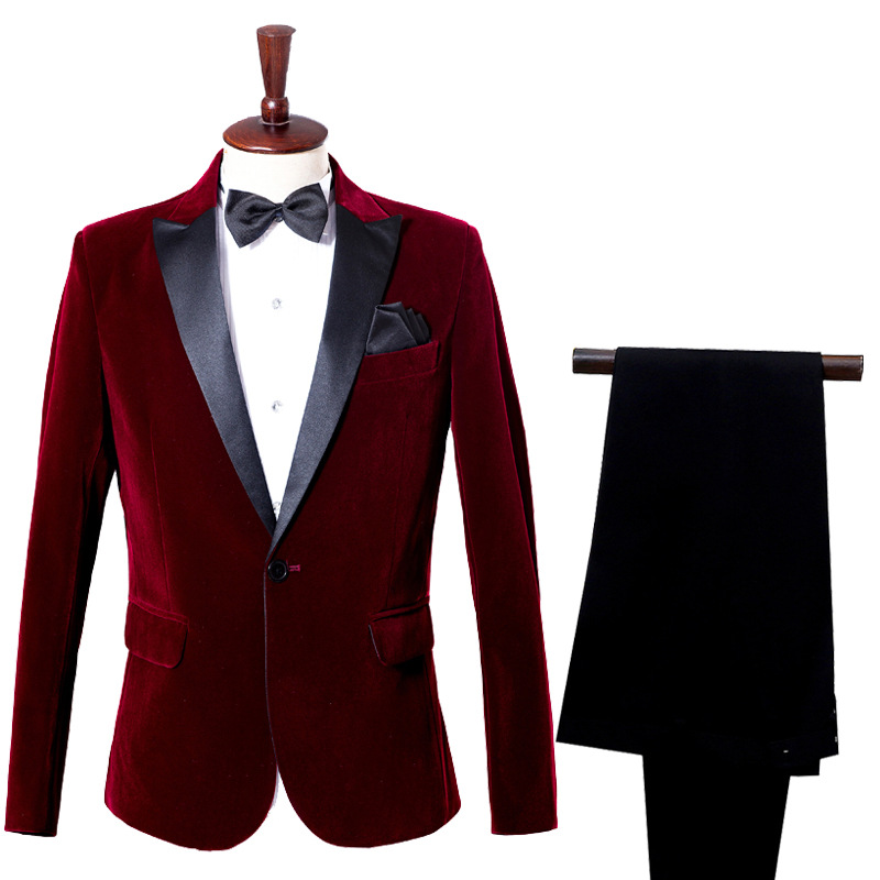 Burgundy velvet treasure blue men' casual host suit singer costumes groom dress men slim fit suits wedding suits for men, Sapphire
Burgundy velvet treasure blue men' casual host suit singer costumes groom dress men slim fit suits wedding suits for men, Sapphire