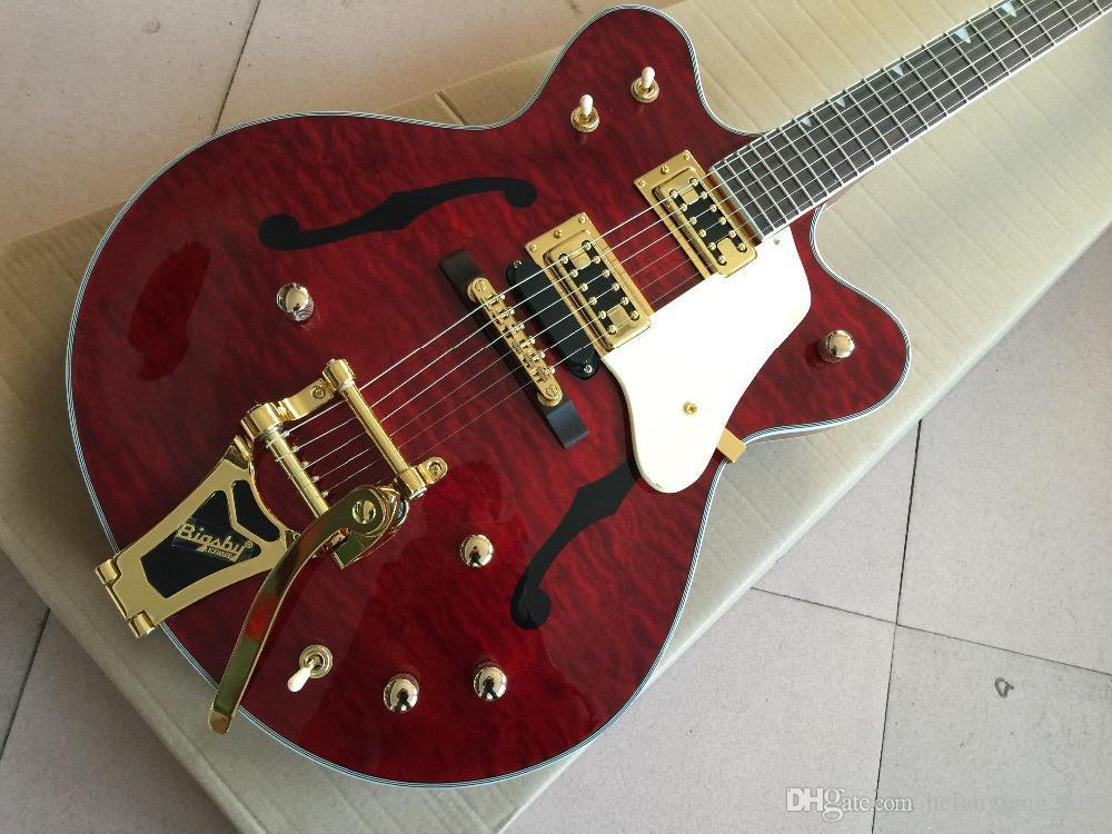 Custom factory wholesale direct sale hollow F type G6122-1962 Vicers high quality electric guitar Atkins Country Gentleman
Custom factory wholesale direct sale hollow F type G6122-1962 Vicers high quality electric guitar Atkins Country Gentleman