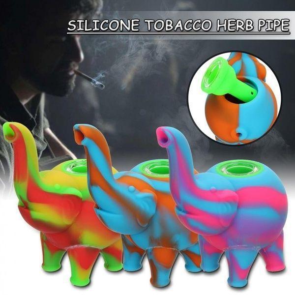 2020 hot 4.7 inch Silicone Elephant Pipe mini bubbler Water Pipes multiple Colorful Silicone Oil Rigs bong Food Grade Silicon Hookah Bongs
2020 hot 4.7 inch Silicone Elephant Pipe mini bubbler Water Pipes multiple Colorful Silicone Oil Rigs bong Food Grade Silicon Hookah Bongs
