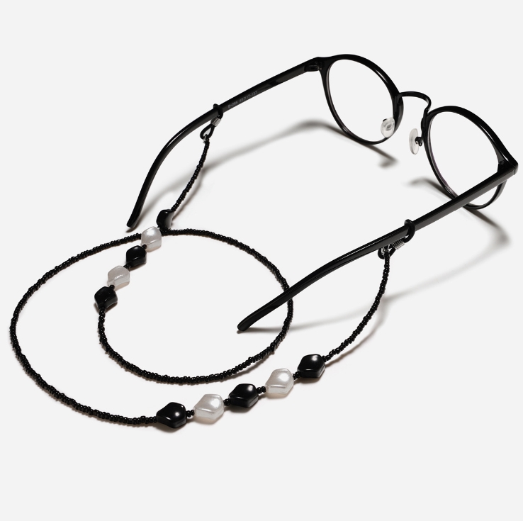Bohemia Black White Geometric Bead Chain Cords Reading Glasses Chain Fashion Women Sunglasses Accessories Lanyard Hold Straps
Bohemia Black White Geometric Bead Chain Cords Reading Glasses Chain Fashion Women Sunglasses Accessories Lanyard Hold Straps