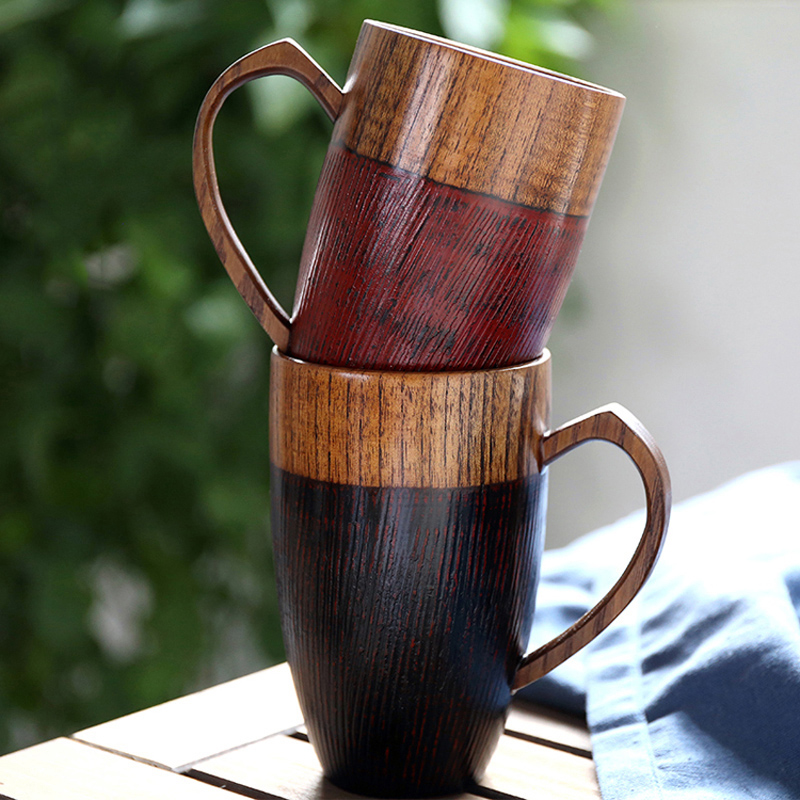 2Pcs Creative Couple Mugs Wood Coffee Mug Set Drinkware Handcraft Wood Cup Couples Coffee Mugs Lovers Valentine Gifts, As pic
2Pcs Creative Couple Mugs Wood Coffee Mug Set Drinkware Handcraft Wood Cup Couples Coffee Mugs Lovers Valentine Gifts, As pic