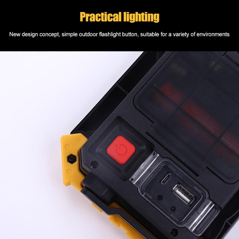 Newest USB Charging Glared Portable Emergency Light LED Portable Multifunction Floodlight
Newest USB Charging Glared Portable Emergency Light LED Portable Multifunction Floodlight