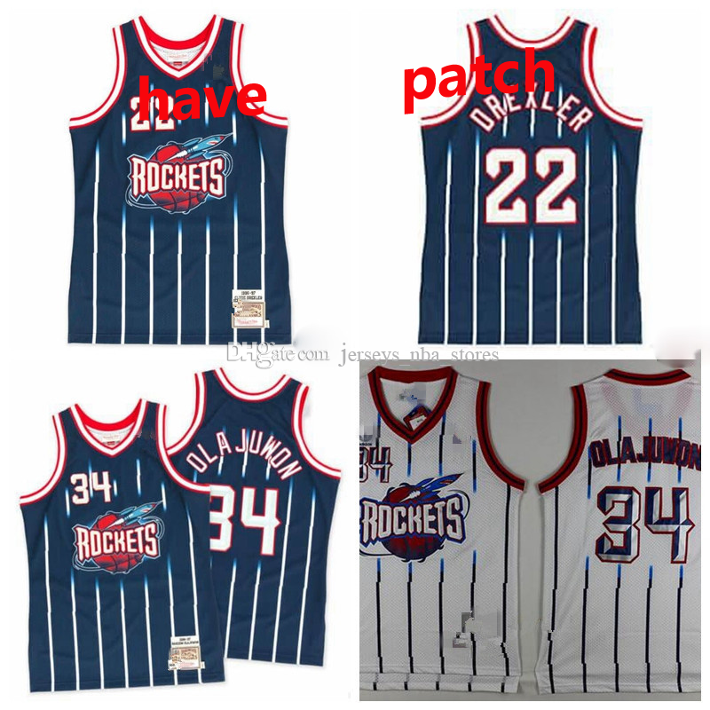 Men Houston Rockets Hakeem Olajuwon 34 Clyde Drexler 22 Mitchell & Ness Teal Road 1996-97 Hardwoods Classics Authentic Jersey 01, Color3
Men Houston Rockets Hakeem Olajuwon 34 Clyde Drexler 22 Mitchell & Ness Teal Road 1996-97 Hardwoods Classics Authentic Jersey 01, Color3
