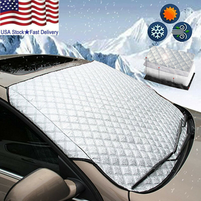 2020 Newest Magnetic Car Windshield Cover Protecter Prevent Frost Ice Snow Dust Damage Guard, 147cm x 70cm
2020 Newest Magnetic Car Windshield Cover Protecter Prevent Frost Ice Snow Dust Damage Guard, 147cm x 70cm