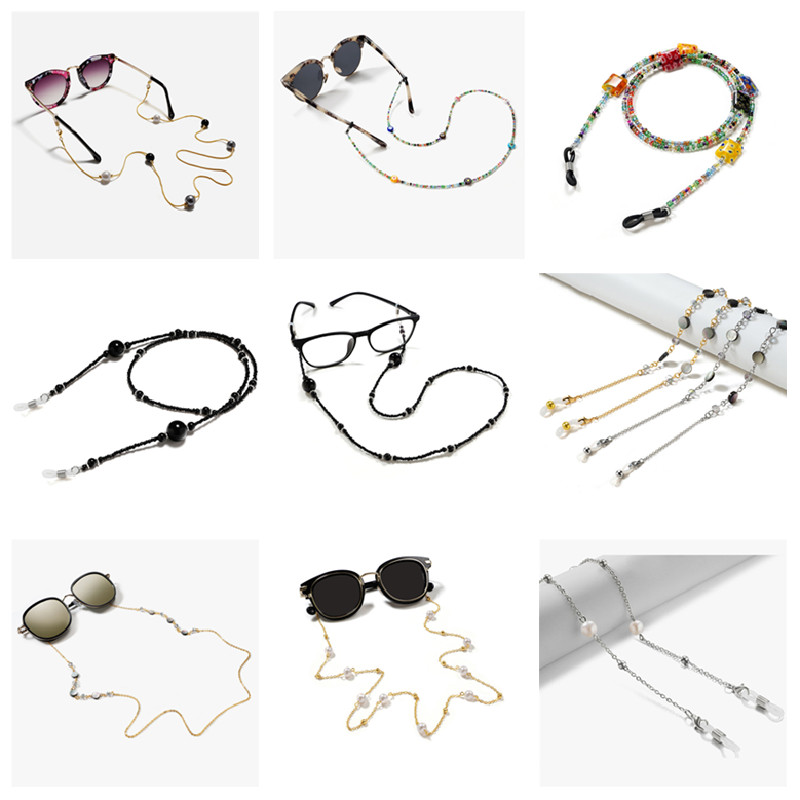 Fashion Women Metal Glasses Chains Colored Beads Sunglasses Hanging Rope Eyeglasses Cord Holder Neck Strap Eyewear Accessories
Fashion Women Metal Glasses Chains Colored Beads Sunglasses Hanging Rope Eyeglasses Cord Holder Neck Strap Eyewear Accessories