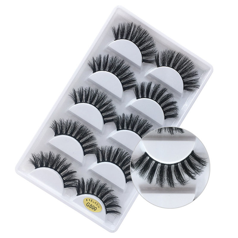5 Pair Black 3D Mink Hair Eyelashes False Eye Lashes long Natural Lashes Eyelashes Extension Eye Makeup Tools for Women
5 Pair Black 3D Mink Hair Eyelashes False Eye Lashes long Natural Lashes Eyelashes Extension Eye Makeup Tools for Women