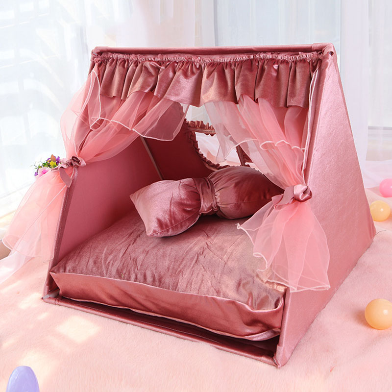 Pet Triangular Tent Teddy Small and Medium-sized Dogs Summer Indoor Kennel Dog Bed Cat House Washable Pet House, Gray
Pet Triangular Tent Teddy Small and Medium-sized Dogs Summer Indoor Kennel Dog Bed Cat House Washable Pet House, Gray