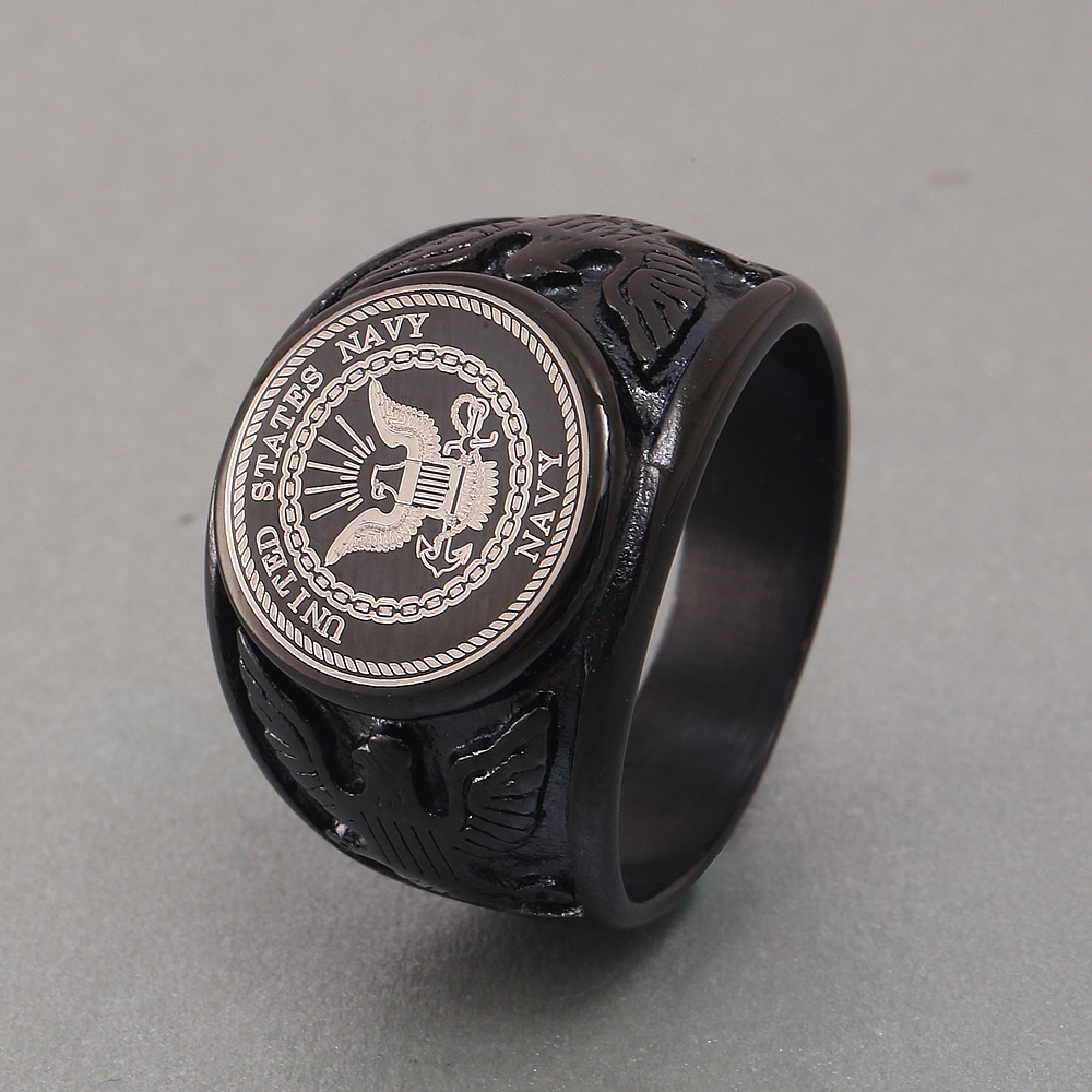 Stainless Steel Mens United States Officers US Military ring Jewel USA Navy Reserve Rings Silver Gold Black Men's rings Jewellery Item Gift
Stainless Steel Mens United States Officers US Military ring Jewel USA Navy Reserve Rings Silver Gold Black Men's rings Jewellery Item Gift