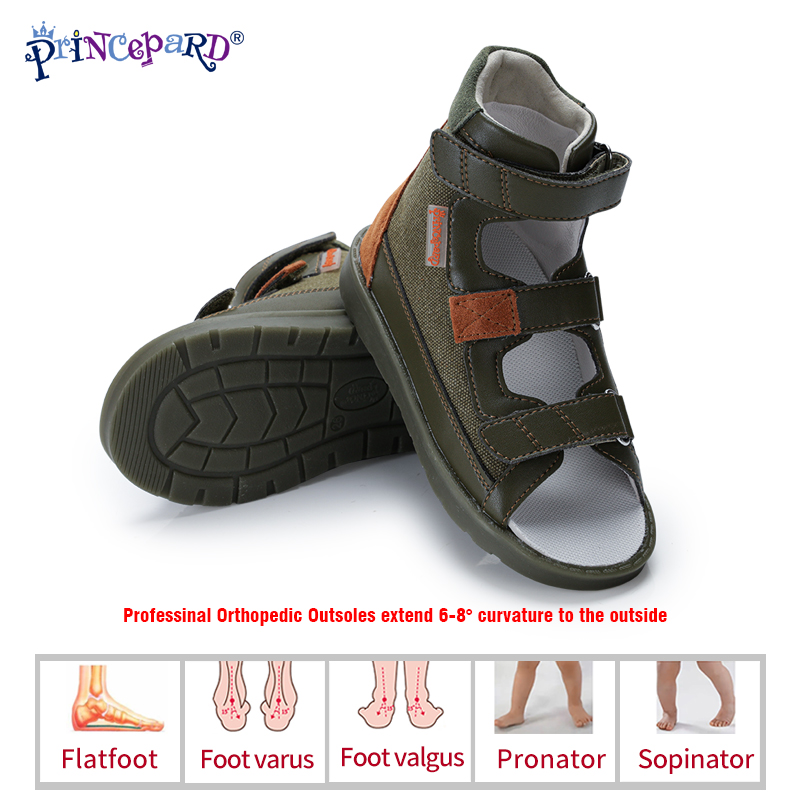 Princepard Summer Children Shoes Toddler Boys Leather Orthopedic Sandals with Arch Support High-Top Correction Boys Sandals, Style 2
Princepard Summer Children Shoes Toddler Boys Leather Orthopedic Sandals with Arch Support High-Top Correction Boys Sandals, Style 2