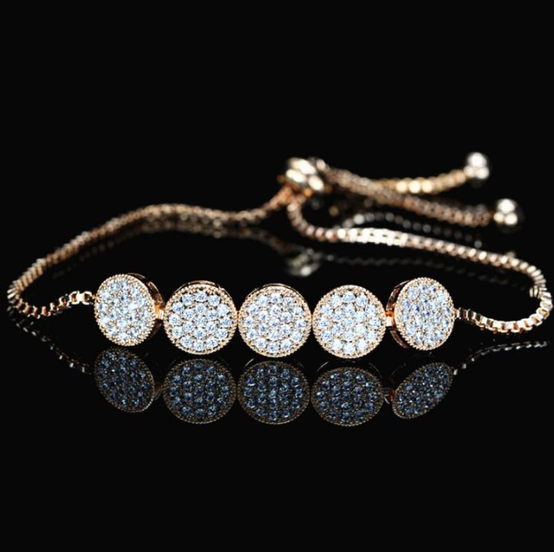 Fashion Women Wedding Adjustable Gorgeous Charm Bracelet With Cubic Zirconia Paved Women Girl Fashion Jewelry Gifts S0201
Fashion Women Wedding Adjustable Gorgeous Charm Bracelet With Cubic Zirconia Paved Women Girl Fashion Jewelry Gifts S0201