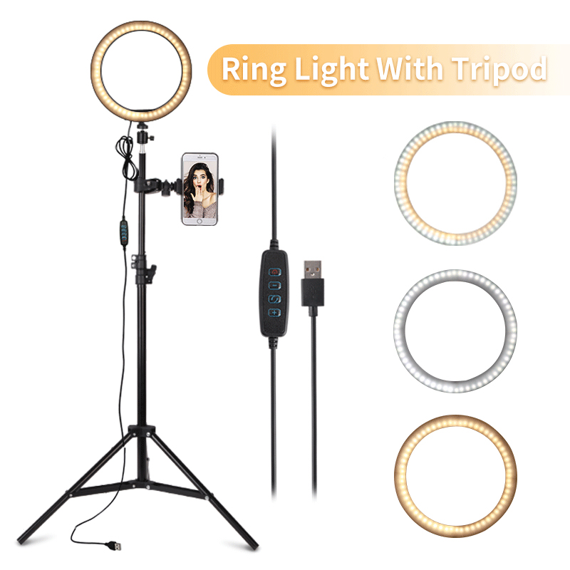 16 26cm Professional Selfie Ring Light With Stand Makeup Youtube Camera Photographic Lighting Selfie LED Round Ring Lamp Stand
16 26cm Professional Selfie Ring Light With Stand Makeup Youtube Camera Photographic Lighting Selfie LED Round Ring Lamp Stand