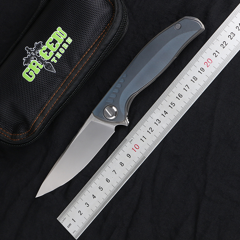 Green thorn CD F3 ns M390 blade TC4titanium handle outdoor camping hunting practical folding knife EDC tool
Green thorn CD F3 ns M390 blade TC4titanium handle outdoor camping hunting practical folding knife EDC tool