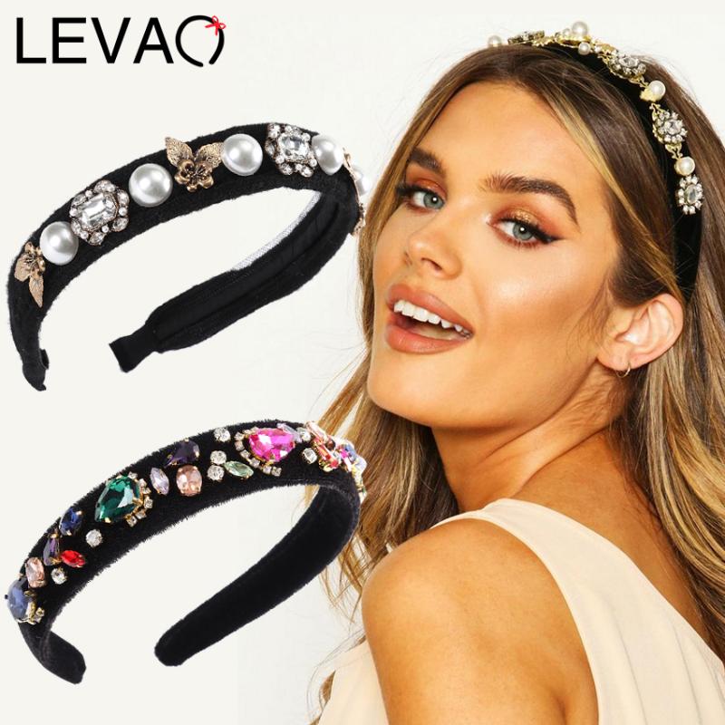 Levao Shiny Rhinestone Headband Head Bezel for Women Hairband Crystal Peal Turban Headbands Hair Hoop Girls Hair Accessories
Levao Shiny Rhinestone Headband Head Bezel for Women Hairband Crystal Peal Turban Headbands Hair Hoop Girls Hair Accessories