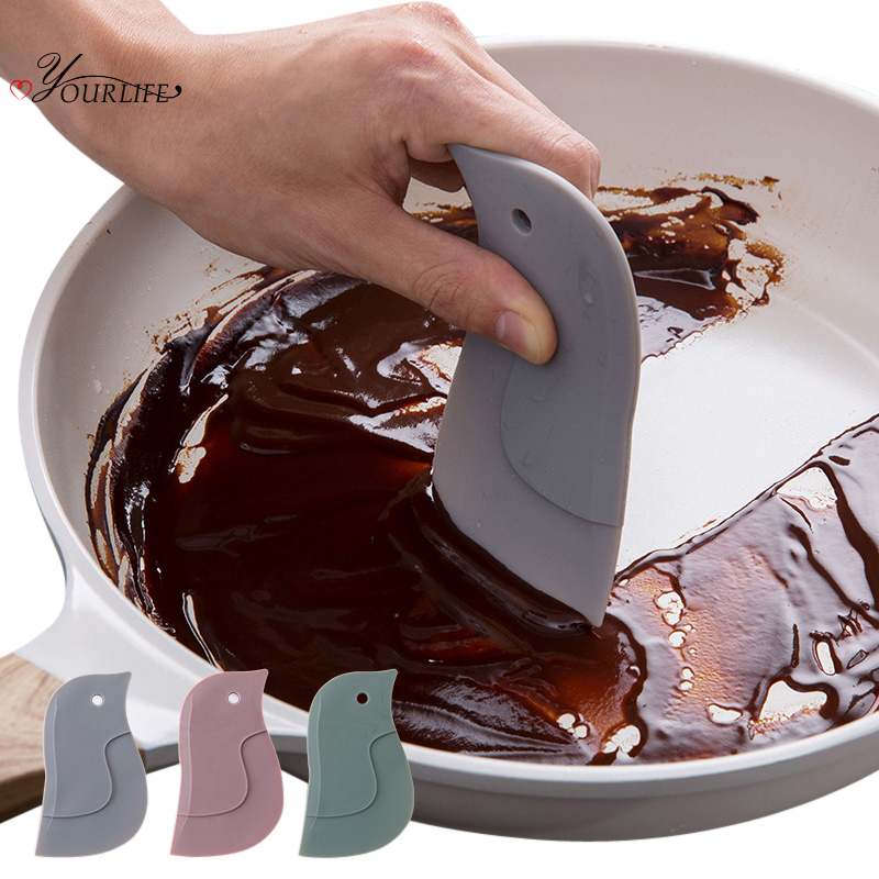 OYOURLIFE 1pc Cute Cartoon Soft Scraper Kitchen Baking Tool Multi-function Scraper Oil Plate Scraping Oil Cleaning Tool
OYOURLIFE 1pc Cute Cartoon Soft Scraper Kitchen Baking Tool Multi-function Scraper Oil Plate Scraping Oil Cleaning Tool