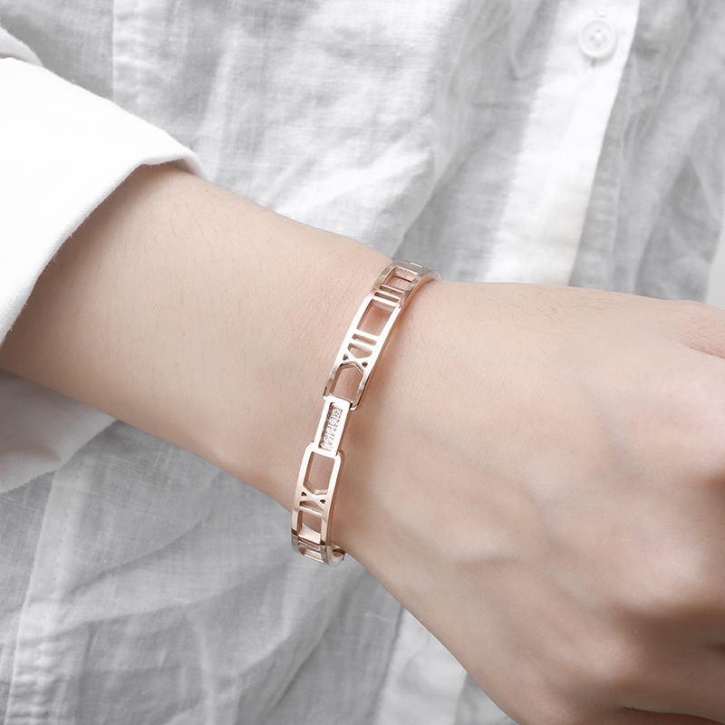316L Stainless Steel Classic Crystals Bracelet Real Rose Gold Bangles For Women Wedding Jewelry
316L Stainless Steel Classic Crystals Bracelet Real Rose Gold Bangles For Women Wedding Jewelry