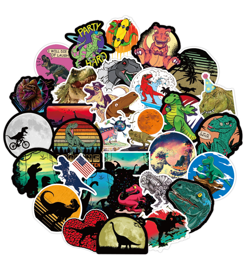 50 PCS Mixed Car Stickers Dinosaur Series For Skateboard Laptop Fridge Helmet Pad Bicycle Bike Motorcycle PS4 Notebook Guitar PVC Decal, Multi colors
50 PCS Mixed Car Stickers Dinosaur Series For Skateboard Laptop Fridge Helmet Pad Bicycle Bike Motorcycle PS4 Notebook Guitar PVC Decal, Multi colors