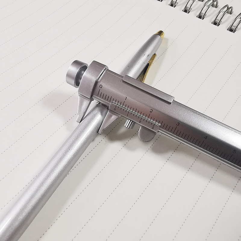Multifunction 0.5mm Gel Ink Pen Vernier Caliper Roller Ball Pen Stationery Ball-Point 2 Colors Drop shipping