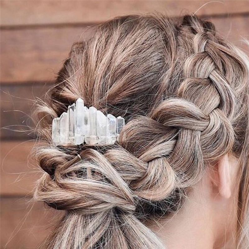 Holographic Colorful Handmade Raw Crystal Hair Side Comb Bridal Wedding Festival Party Headwear Ponytail Decorative Hairpin Clip
Holographic Colorful Handmade Raw Crystal Hair Side Comb Bridal Wedding Festival Party Headwear Ponytail Decorative Hairpin Clip