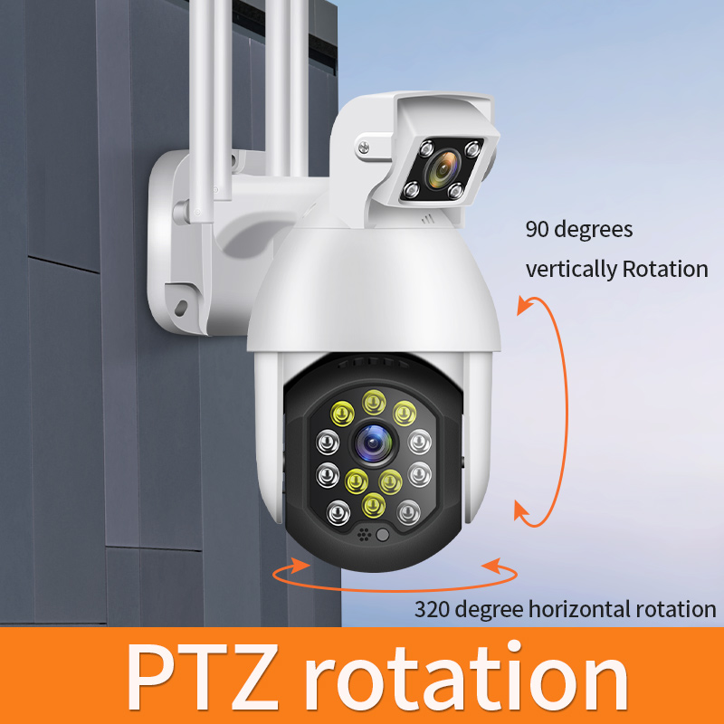 1080P HD WiFi Camera PTZ IP Camera Full Color Night Vision Outdoor Wireless AI Human Detection Home Security
1080P HD WiFi Camera PTZ IP Camera Full Color Night Vision Outdoor Wireless AI Human Detection Home Security